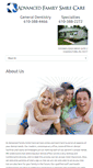 Mobile Screenshot of advancedfamilysmilecare.com
